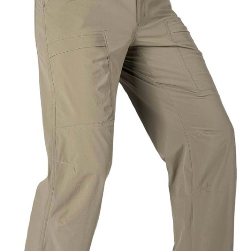 Tan Cargo Pants with Lightweight Technical Fabric NEW with tags